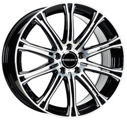 ���� ����� Borbet CW1 17/7 ET40 Schwarz poliert | ������� WHS069971