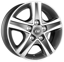 ���� ����� Borbet CWD 16/6,5 ET65 Mistral anthrazit-poliert matt | ������� WHS097766