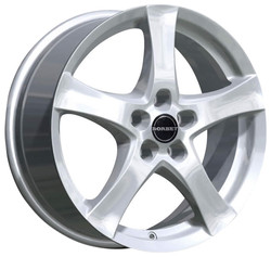 ���� ����� Borbet F 16/6,5 ET38 brilliant-silber | ������� WHS069181