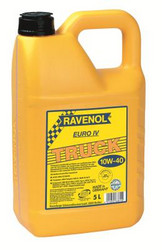 Купить моторное масло Ravenol Euro IV Truck SAE 10W-40, 5л | Артикул 4014835638150