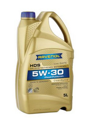 Купить моторное масло Ravenol HDS Hydrocrack Diesel Specific 5W30 Синтетическое | Артикул 4014835723252