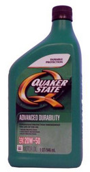 Купить моторное масло Quaker state Advanced Durability SAE 20W-50 Motor Oil Синтетическое | Артикул 073102364547