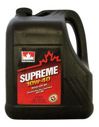 Купить моторное масло Petro-canada Supreme 10W-40, 4л Полусинтетическое | Артикул 055223443134