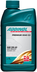 Купить моторное масло Addinol Premium 0540 C3 5W-40, 1л Синтетическое | Артикул 4014766074331
