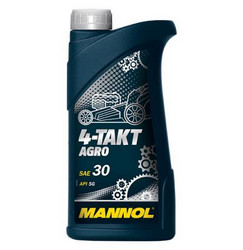 Купить моторное масло Mannol 4-Takt Agro SAE 30 Минеральное | Артикул 4036021102054