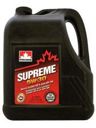 Купить моторное масло Petro-canada Supreme 5W-30, 4л Полусинтетическое | Артикул 055223442137