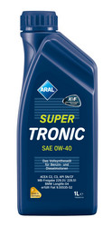 Купить моторное масло Aral  Super Tronic 0W-40, 1л. Синтетическое | Артикул 20458