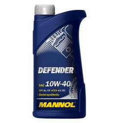 Купить моторное масло Mannol Defender SAE 10W-40 Полусинтетическое | Артикул 4036021102566