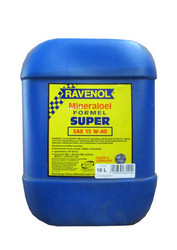 Купить моторное масло Ravenol Formel Super SAE 15W-40, 10л Минеральное | Артикул 4014835631212