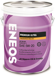Купить моторное масло Eneos Premium Ultra 100% Synt. SN 5/20 20л Синтетическое | Артикул 8801252022176