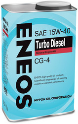 Купить моторное масло Eneos Turbo Diesel CG-4 15W-40, 0.946л Минеральное | Артикул OIL1427